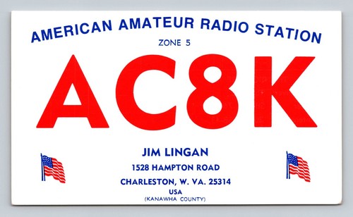 Ham radio qsl ac8k - radio,