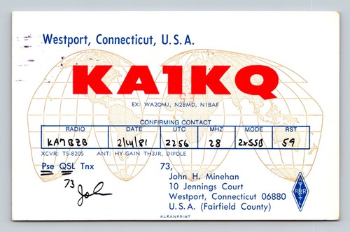 Radioamatore qsl qso ka1kq - qsl/qso,
