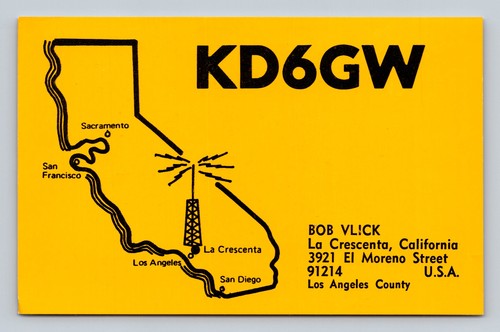 Radioamatore qsl kd6gw - radioamatore,