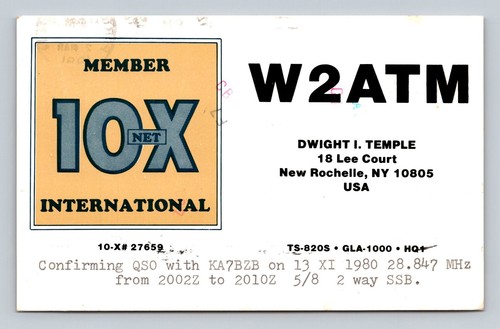 Radioamatore qsl qso w2atm - qsl/qso,
