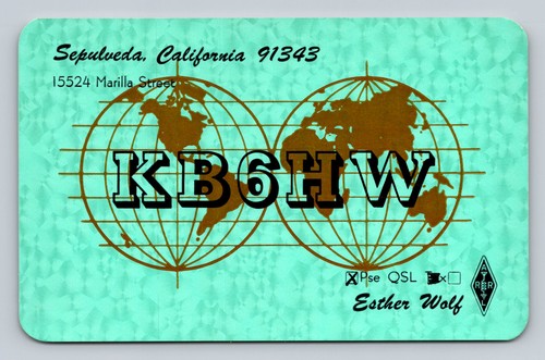 Radioamatore qsl kb6hw - radioamatore,