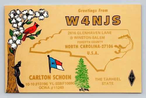 Ham radio qsl qso - qsl/qso, w4njs